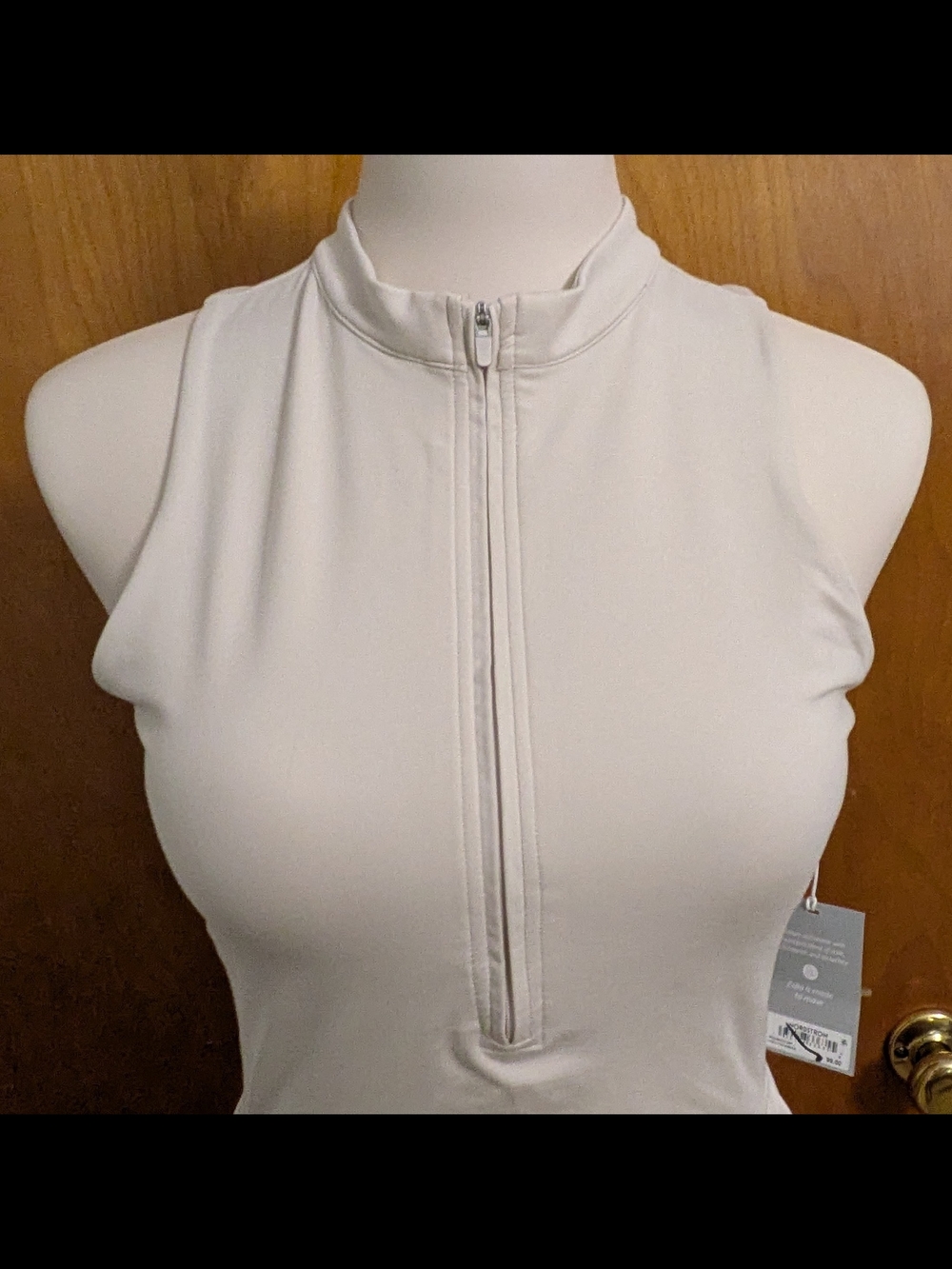 Zella Sleeveless White Gathered Waist Maxi Dress - Picture 3 of 10